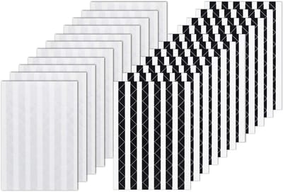 Hoekstickers voor Scrapbooking - Zelfklevend - 2244 Stuks - Zwart & Helder