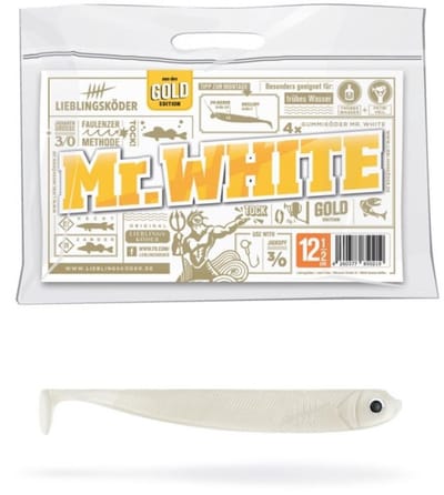Lieblingsköder Shad 12,5cm Mr.White 12.5cm Mr.White - PROMO