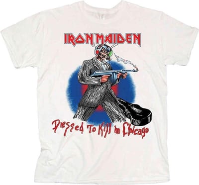 Iron Maiden - Chicago Mutants Heren T-shirt - XL - Wit
