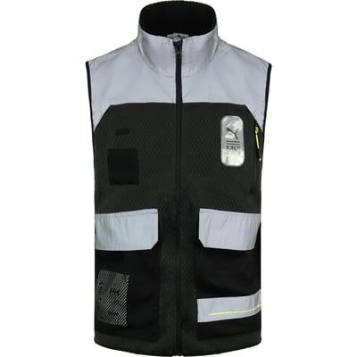 Puma x Helly Hansen Mouwloos Grijs Heren Refelctive Polar Fleece Vest 598279 01