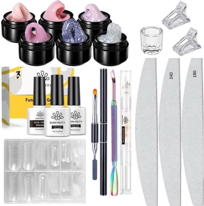 Born Pretty - Builder gel - Set - HEMA-vrij - Buildergel - Builder gel nagels - Builder gel set - Builder gel gel nagels - Gelnagels - Gel nagels - Gel voor nagels - Hard gel - Polygel