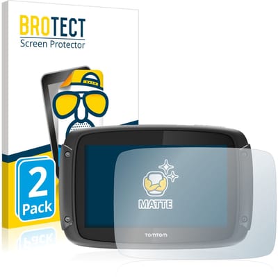 BROTECT - Screenprotector voor TomTom Rider 420 - Folie Beschermfolie matte 2 Stuks
