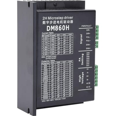 Stappenmotoraansturing 2-fase Optische Isolatie Signaalingang Universeel NEMA23 NEMA34 DM860H