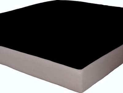 Homéé® Topper Hoeslaken Jersey Stretch zwart - 90x200/210/220 cm hoogte 7 t/m 12 cm - 100% katoen