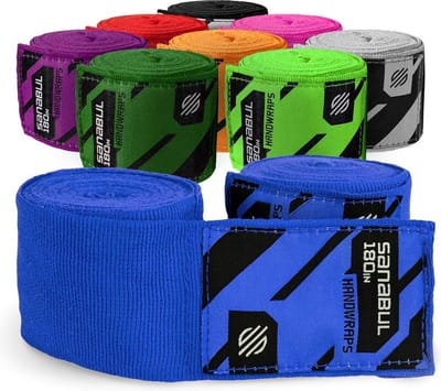 Sanabul Elastic Professional Bandages - 4,5 m - blauw