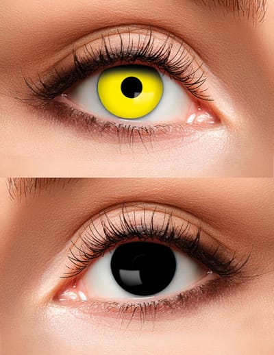 Boland - Paar 3-maands duolenzen Crazy witch - Volwassenen - Halloween en Horror, Gothic - Halloween en Horror- Gothic