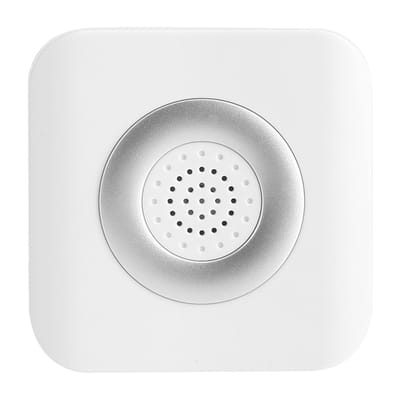 Dailygoody - Bedrade Deurbel - Toegangscontrolesysteem - Compact en betrouwbaar - Wit - Deurbelwaarschuwing - Geschikt voor binnen - 12V DC