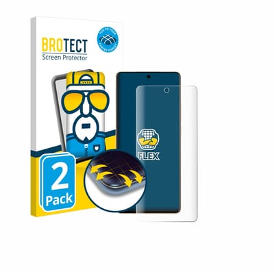 BROTECT - Screenprotector voor Vivo X100 Pro - Folie Beschermfolie transparant volledig dekking - 2 Stuks