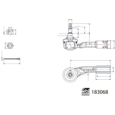 Spoorstangeinde FEBI BILSTEIN 183068