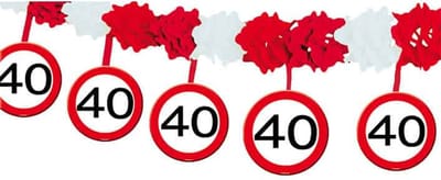 Folat - Slinger verkeersbord 40 (4 meter)