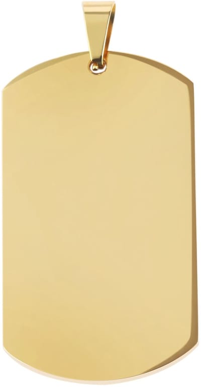 AKZENT Akzent unisex hanger van Edelstahl als dogtag