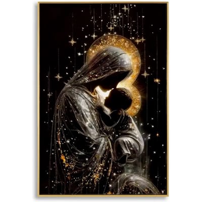 Schilderij On Canvas Maternity Laquared With Frame -b 60×3,5×90 cm