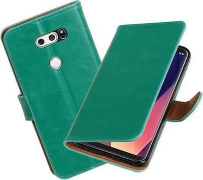 BestCases - LG V30 Pull-Up booktype hoesje groen