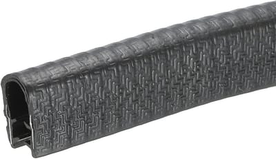 Rubberen U-profiel randafwerking 19x12mm 3m - Flexibele randbeschermer voor deuren, meubels en auto’s met stalen clips