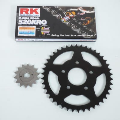 kettingset france uitrusting voor motor honda 125 crm 1990 tot 2003 14x42 steek 520 / jd13 nieuw