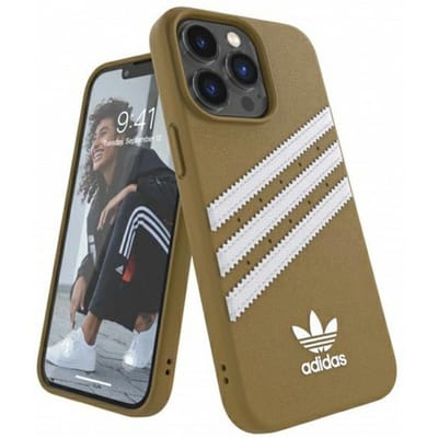Adidas 3-Stripes Back Case - Geschikt voor Apple iPhone 13 Pro Max (6.7") - Goud