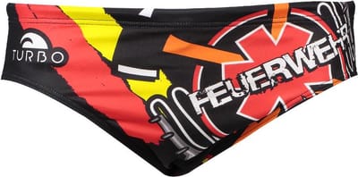 Turbo Germany Firefighters Zwemslip Veelkleurig S Man