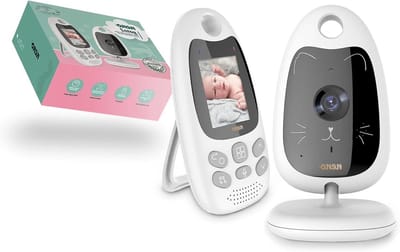 Baby Monitor - Kinder Camera - Baby Bewaken - Tweeweg Communicatie - 260m Bereik - Wit