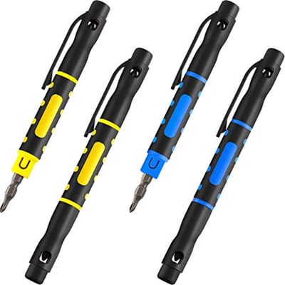 4-in-1 Multifunctionele Zakschroevendraaier Set voor Reparaties - Draagbaar en Handig