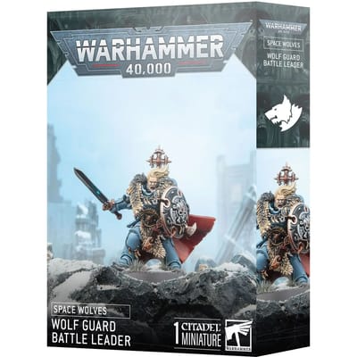 Beeldje Games Workshop Warhammer 40k - Space Wolves Chef de Bataille Garde Loup