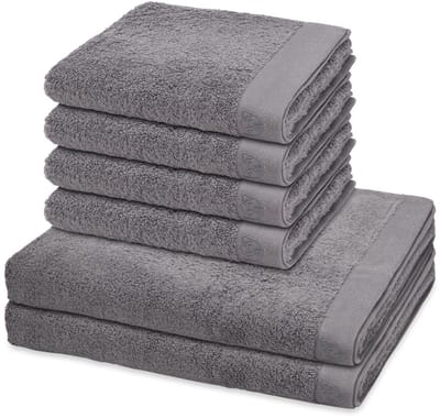Ross Sonstiges 4 X handdoek 2 X douchehanddoek - in set 6 pack Doubleface Stripes
