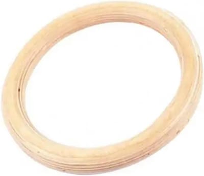 Gymnastiekringen - Fitness ringen - Krachttraining thuis - Natuurlijk berk materiaal - 32mm diameter - Beige
