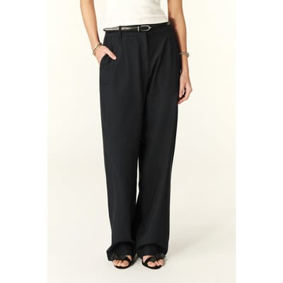 BA&SH Pantalon Fabio Marine Size: 40 | Formal pants Outlet | Dames | Zwart