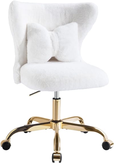 CLVP® Make up Stoel - Kaptafel Kruk - Visagie - Wit