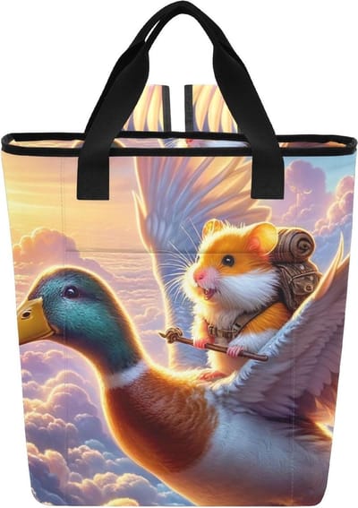 Koeltas - Lunchtas Geïsoleerd - Eten Vers Houden - Lekvrije Voering - 22 Liter - Kleurrijk Patroon