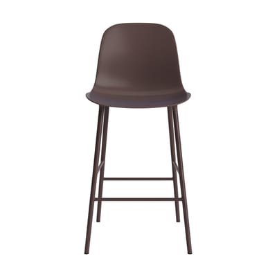Normann Copenhagen Form Barstoel staal - NormannCopenhagenFormBrown - 65 cm