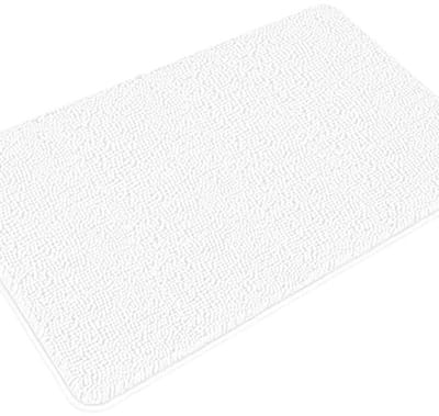 Dikke Chenille Badkamerloper 106 x 152 cm - Absorberende en Wasbare Badmat met Antislipzool