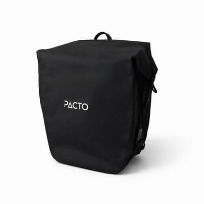 PACTO - Enkele fietstas - zwart - 18L