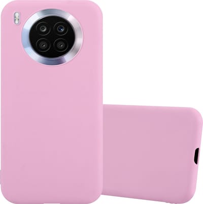 Cadorabo Hoesje geschikt voor Honor 50 LITE in CANDY ROZE - Beschermhoes gemaakt van flexibel TPU silicone Case Cover
