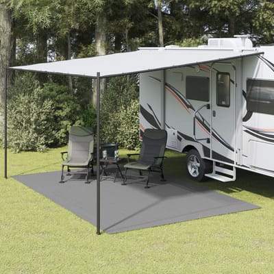 vidaXL - Tenttapijt - 5x3 - m - antracietkleurig