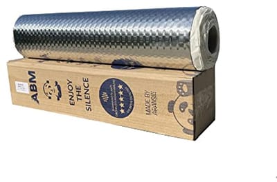 Isolatiemat 2 mm 50 cm x 400 cm Zelfklevend Geluidsisolatie voor Auto