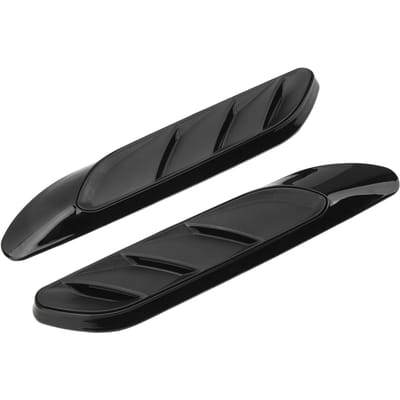 Spatbord Zijluchtuitlaat Ventilatieopening Sierlijst Glanzend Zwart Inlaat Luchtstroom Kanaal Afdekking Sierlijst Schaduw Vervanging black