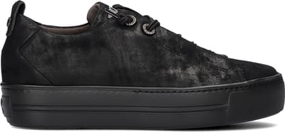 Paul Green 5417 Sneakers - Suède - Dames - Zwart - Maat 43