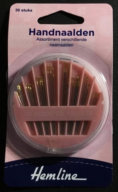 Hemline - naalden, handnaalden assorti - 30 stuks