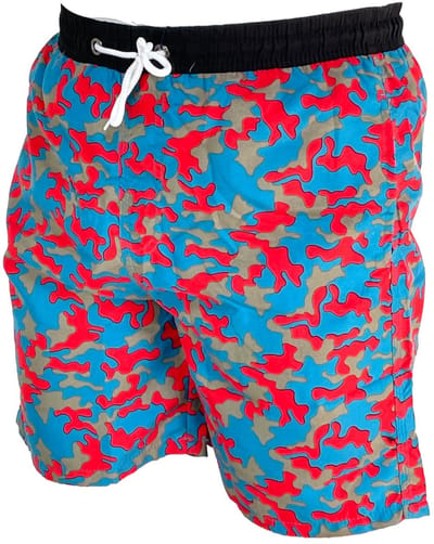 Zwemshort Camo Military Red - Maat M - Zwemshort Heren Rood - Swimwearclub