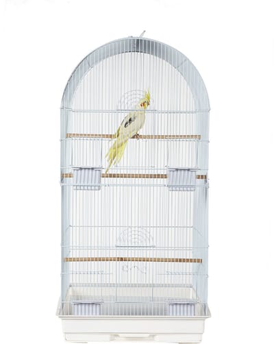Vogelkooi parkiet Cara Wit