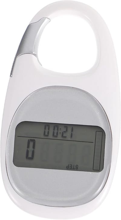 Draagbare Stappenteller - Calorieënteller Fitness - Wandelen Sporten - Volledig Scherm - 12 x 7.5 cm - Zwart