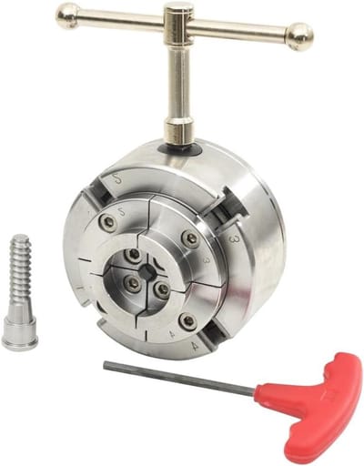 Houtklem – Houtspanner – Klemmen – Bekenspanner – Klemhout – Stalen Houtklem Met 4 Bekkens – M33 Schroefdraad – Diameter 96 mm