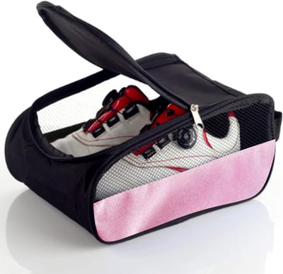 Golf Schoenentas voor Mannen en Vrouwen - Ventilatie, Lichtgewicht en Ideaal voor Sportieve Reizen met Zipper Sluiting