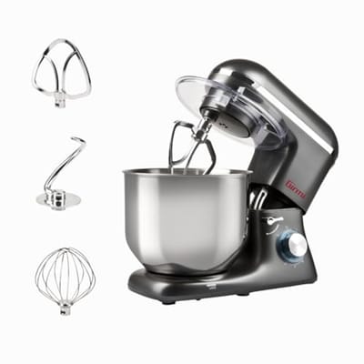 Kneedmachine 8L - meerdere accessoires, 1800W, ideaal voor deeg en meer