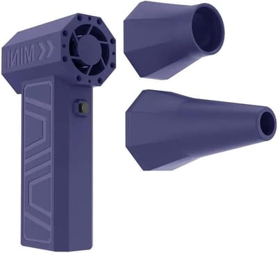 Elektrische Luchtblazer - Turbo Ventilator - Stof Verwijderen - Borstelloze Motor - 12.3 cm - Paars