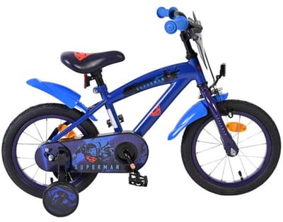 Superman Kinderfiets - Jongens - 14 inch - Blauw