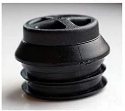 Zadelpen Stopper - Zadelpen Rubber - Fiets Beschermen - Voorkomt Krassen - 10.8 x 9.7 x 2.9 cm - Zwart