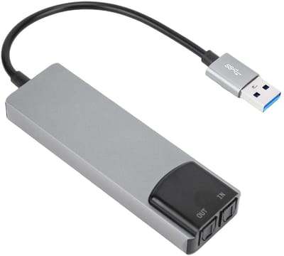 Dailygoods - Externe 7.1 USB Surround-Geluidskaart van Aluminium