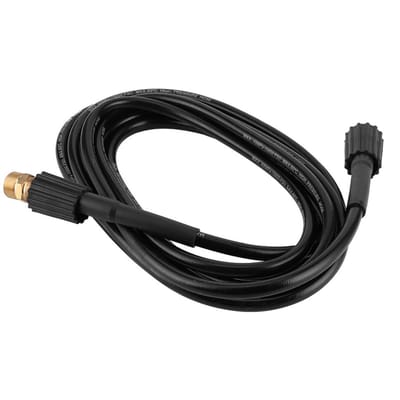 5800PSI Hogedruk Slang voor Autowasmachine Hoge Druk Waterreiniging Riolering Afvoer Verlengpijp Geschikt voor Karcher K Serie 6 Meter 19.7ft black