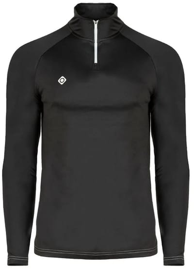 Izas Isar M Fleece Met Halve Rits Zwart L Man